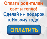 Хабаровскэнергосбыт: Оплати родителям свет и тепло! Сделай им подарок к Новому году!