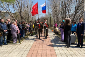 Патриотическая акция  «Автомотопоезд Победы «Память» прошла в Амурском районе