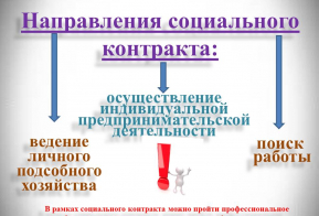 Социальная поддержка: об оказании государственной социальной помощи на основании социального контракта