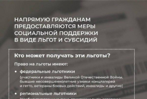 Меры поддержки населения, снижающие оплату коммунальных услуг