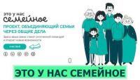 Перейти к новости Прием заявок на второй сезон конкурса «Это у нас семейное»
